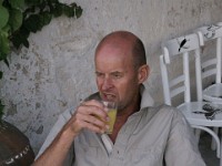 DSC03633  Rob, sipping Ouzo (what else?!)